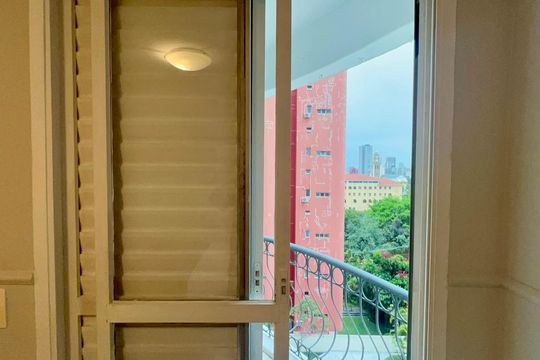 Sacada da Suite de apartamento à venda com 3 quartos, 75m² em Pinheiros, São Paulo