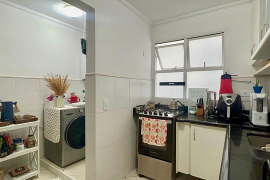 Cozinha de apartamento à venda com 3 quartos, 75m² em Pinheiros, São Paulo