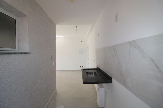 Sala / Cozinha de apartamento à venda com 1 quarto, 34m² em Vila Isolina Mazzei, São Paulo