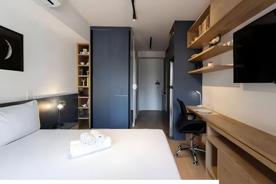 Apartamento para alugar com 1 quarto, 28m² em Campo Belo, São Paulo