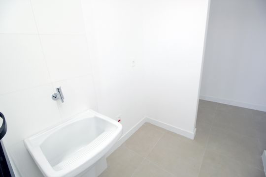 Área de Serviço de apartamento à venda com 3 quartos, 93m² em Campestre, Santo André