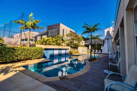 Área comum - Piscina de apartamento à venda com 1 quarto, 54m² em Vila Alexandria, São Paulo