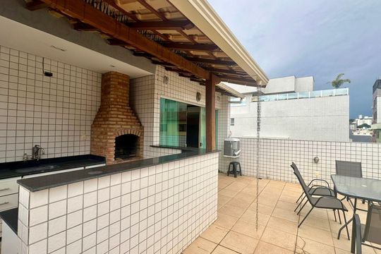 Terraço  de apartamento à venda com 4 quartos, 152m² em Dona Clara, Belo Horizonte