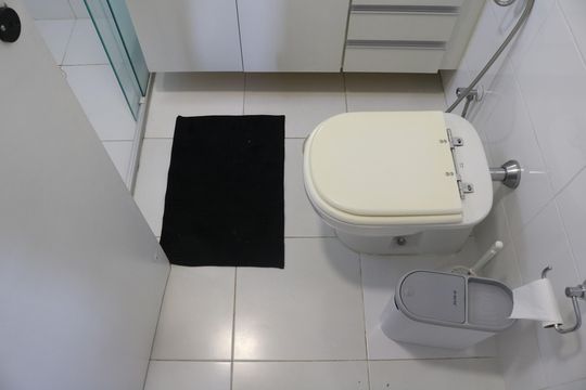 Banheiro da Suíte de apartamento à venda com 3 quartos, 148m² em Pompeia, São Paulo