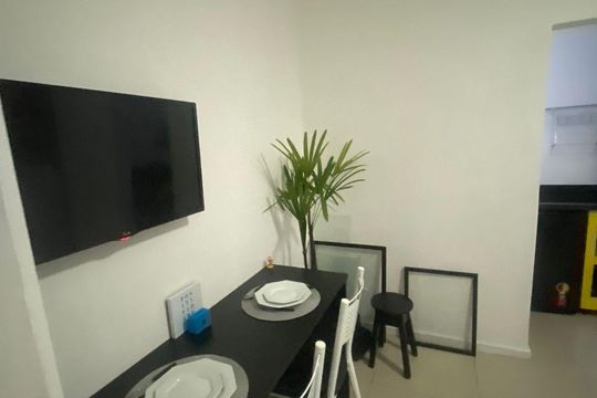 Cozinha  de kitnet/studio para alugar com 1 quarto, 28m² em Centro Histórico, Porto Alegre