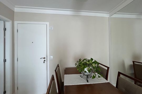 Sala de Jantar de apartamento à venda com 2 quartos, 53m² em Vila Cruz das Almas, São Paulo