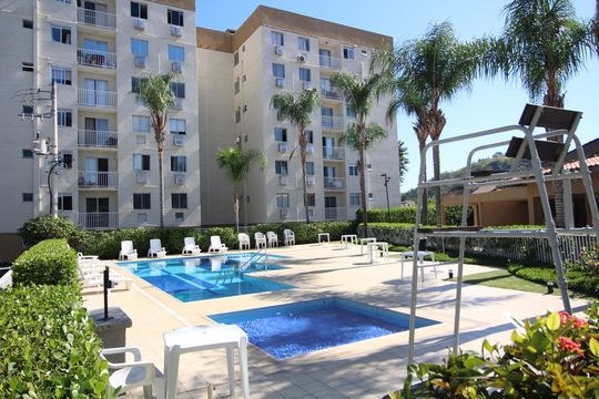 Piscina de apartamento à venda com 2 quartos, 50m² em Taquara, Rio de Janeiro