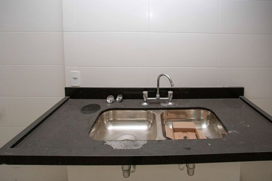 Cozinha de apartamento à venda com 3 quartos, 130m² em Centro, Diadema