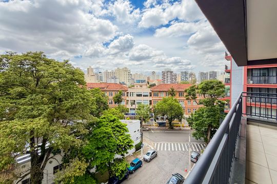 Vista da Varanda de kitnet/studio para alugar com 1 quarto, 42m² em Vila Mariana, São Paulo