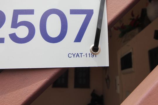 Placa instalada em 15/01/2026 com o código CYAT-1191 de casa à venda com 4 quartos, 180m² em Vila Humaita, Santo André