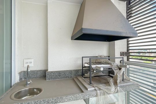 Sacada - Churrasqueira de apartamento à venda com 2 quartos, 65m² em Rochdale, Osasco