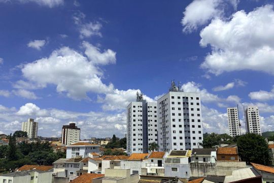 Vista -Área de Serviço de apartamento à venda com 1 quarto, 40m² em Vila Iracema, São Bernardo do Campo