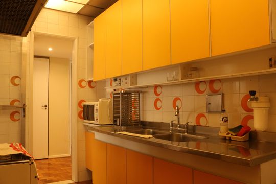 Cozinha de apartamento à venda com 3 quartos, 120m² em Ipanema, Rio de Janeiro