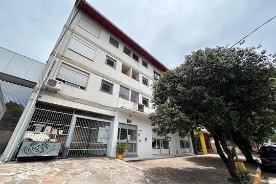 Placa de apartamento para alugar com 1 quarto, 35m² em Rondônia, Novo Hamburgo
