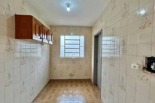 Cozinha de apartamento para alugar com 1 quarto, 35m² em Rondônia, Novo Hamburgo