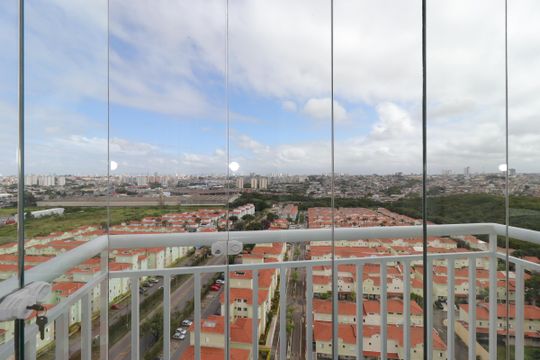 Varanda da Sala de apartamento à venda com 2 quartos, 52m² em Utinga, Santo André