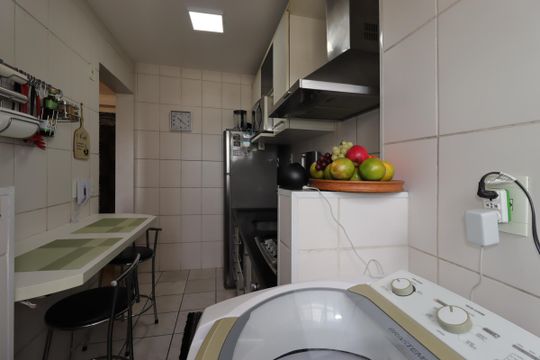 Área de Serviço de apartamento à venda com 3 quartos, 64m² em Casa Branca, Santo André