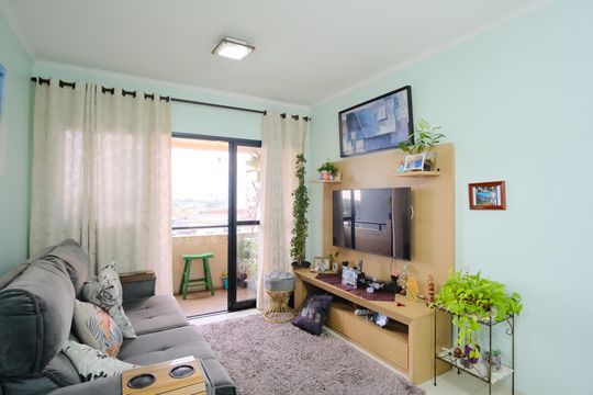 Sala de apartamento à venda com 3 quartos, 65m² em Vila Esperança, São Paulo