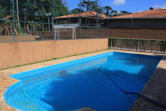 Área comum - Piscina de casa de condomínio para alugar com 2 quartos, 128m² em Jardim Santa Paula, Cotia