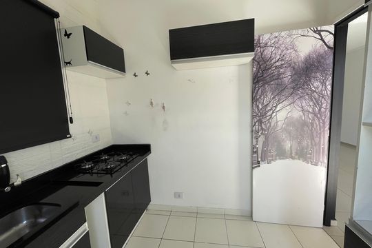 Cozinha de casa de condomínio para alugar com 2 quartos, 128m² em Jardim Santa Paula, Cotia