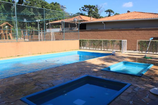 Área comum - Piscina de casa de condomínio para alugar com 2 quartos, 128m² em Jardim Santa Paula, Cotia