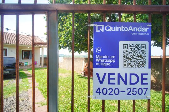 placa de casa à venda com 2 quartos, 80m² em Campestre, São Leopoldo