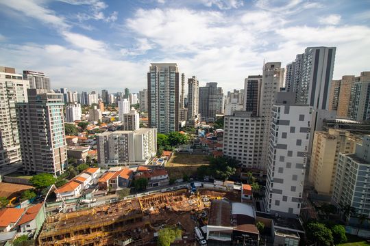 Terraço - Vista de kitnet/studio à venda com 1 quarto, 26m² em Jardim das Acacias, São Paulo