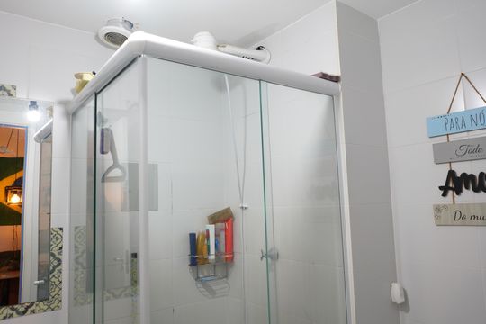 Banheiro de kitnet/studio à venda com 1 quarto, 26m² em Mooca, São Paulo
