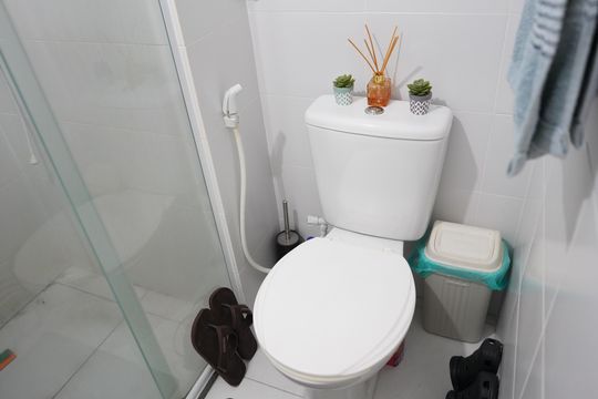 Banheiro de kitnet/studio à venda com 1 quarto, 26m² em Mooca, São Paulo