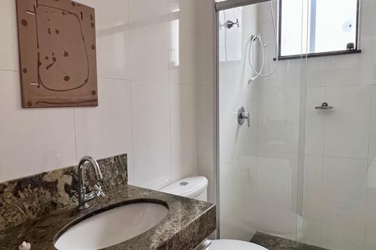 banho de apartamento para alugar com 3 quartos, 130m² em Monsenhor Messias, Belo Horizonte