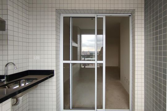 Varanda gourmet de apartamento à venda com 3 quartos, 83m² em Santa Paula, São Caetano do Sul