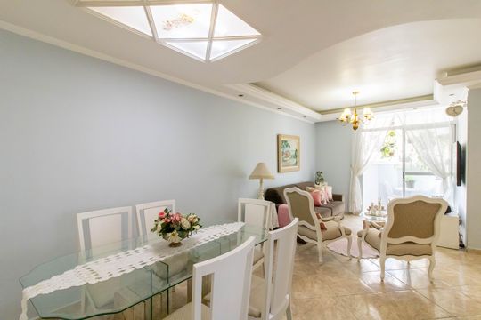 Sala de apartamento à venda com 3 quartos, 104m² em Macedo, Guarulhos