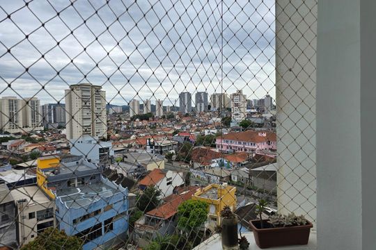 Varanda da Sala de apartamento à venda com 2 quartos, 75m² em Vila Galvão, Guarulhos