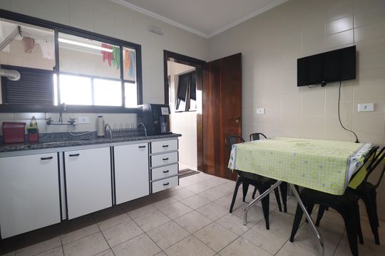 Cozinha de apartamento à venda com 3 quartos, 128m² em Bangú, Santo André