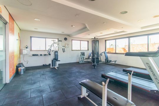 Área comum - Academia de apartamento para alugar com 1 quarto, 34m² em Praia de Belas, Porto Alegre