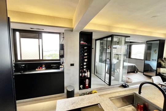 Sala/Cozinha de apartamento à venda com 1 quarto, 70m² em Santana, São Paulo