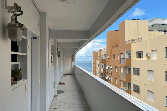 Área comum de kitnet/studio para alugar com 1 quarto, 35m² em Gonzaga, Santos