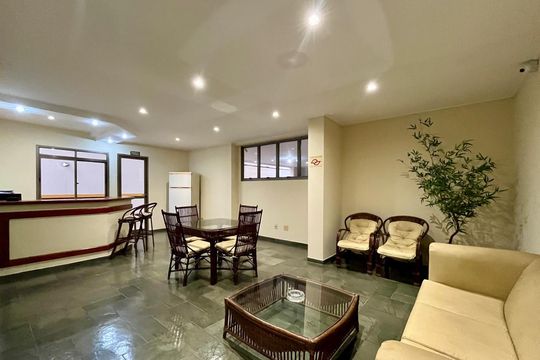 Área comum- Salão de festas de apartamento à venda com 3 quartos, 185m² em Cambuí, Campinas