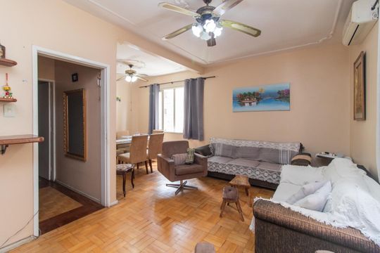 Sala de apartamento à venda com 3 quartos, 103m² em Centro Histórico, Porto Alegre