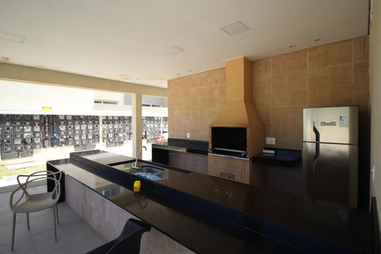 Área comum - Churrasqueira de apartamento à venda com 2 quartos, 44m² em Humaitá, Porto Alegre