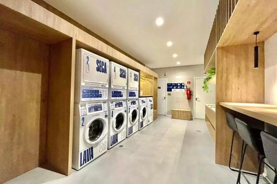 Área comum de kitnet/studio para alugar com 1 quarto, 24m² em Vila Santa Catarina, São Paulo