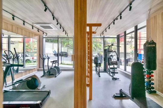 Área comum - Academia de kitnet/studio para alugar com 1 quarto, 24m² em Vila Santa Catarina, São Paulo
