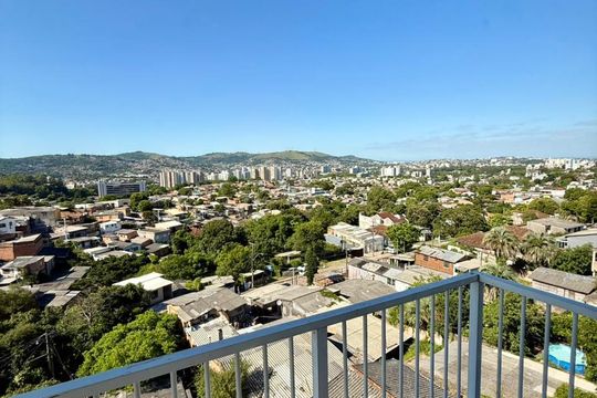 Varanda de apartamento à venda com 1 quarto, 48m² em Bom Jesus, Porto Alegre