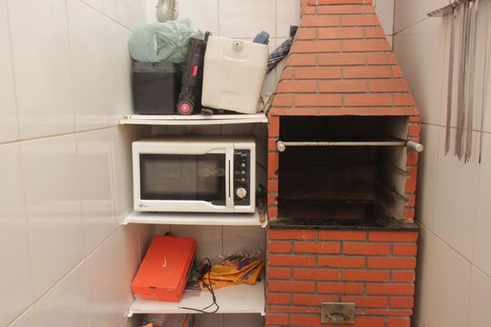 Área de Serviço de casa de condomínio para alugar com 3 quartos, 100m² em Macuco, Santos