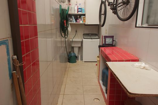 Área de Serviço de casa de condomínio para alugar com 3 quartos, 100m² em Macuco, Santos
