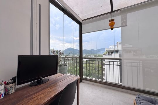 Quarto 1 - Varanda de apartamento à venda com 3 quartos, 150m² em Recreio dos Bandeirantes, Rio de Janeiro