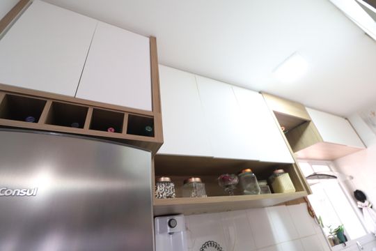 Cozinha de apartamento para alugar com 2 quartos, 60m² em Grand Ville, Uberlândia