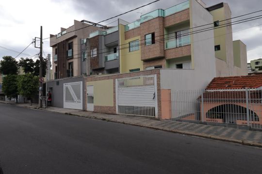 Fachada de apartamento à venda com 3 quartos, 65m² em Parque Oratório, Santo André