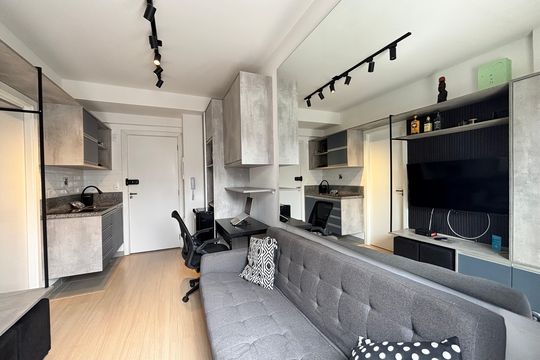 Studio de kitnet/studio à venda com 1 quarto, 30m² em Vila Nova Conceição, São Paulo