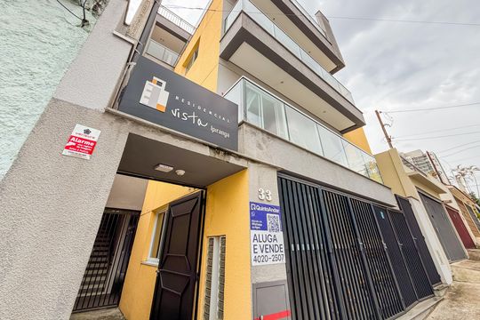 Fachada + Plaquinha de apartamento à venda com 1 quarto, 31m² em Ipiranga, São Paulo